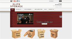 Desktop Screenshot of elitestoragelafayette.com