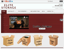 Tablet Screenshot of elitestoragelafayette.com